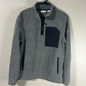 Timberland men’s quarter zip 1/4 zip size medium